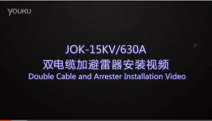 JOK-15KV630A Double Cable and Arrester Installation Video